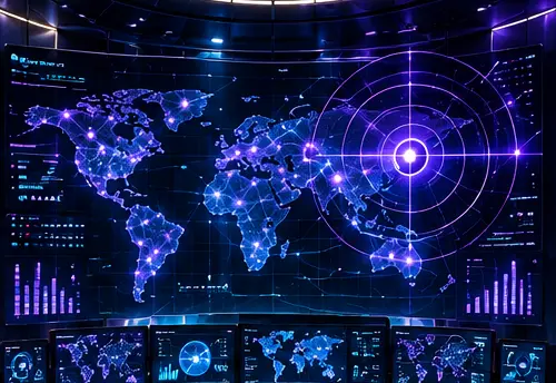Global social intelligence radar map