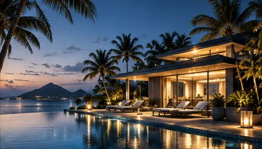 Luxury waterfront resort