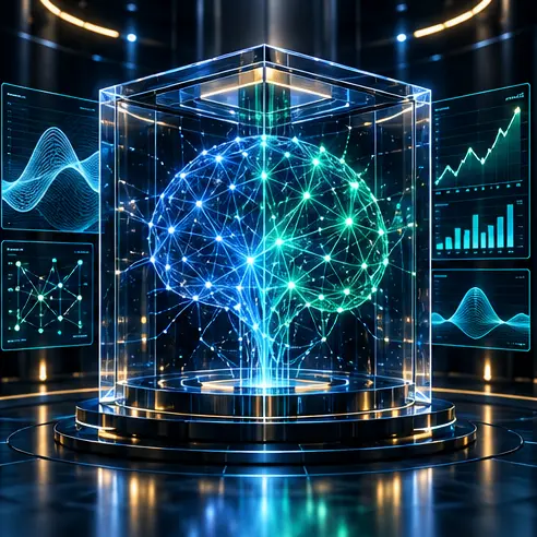 Artificial intelligence decision engine inside a glass data core