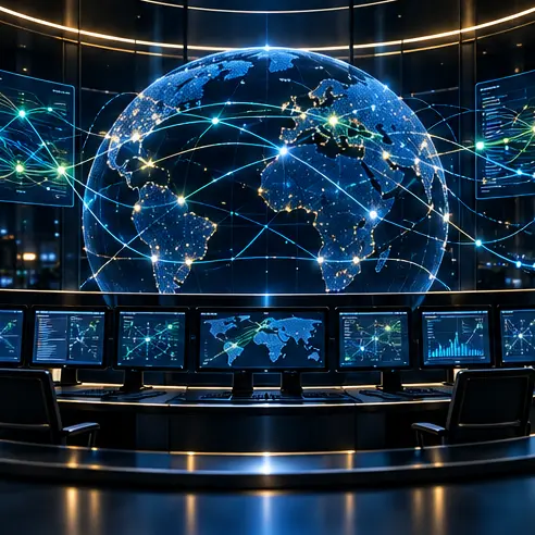 Global communications infrastructure command center