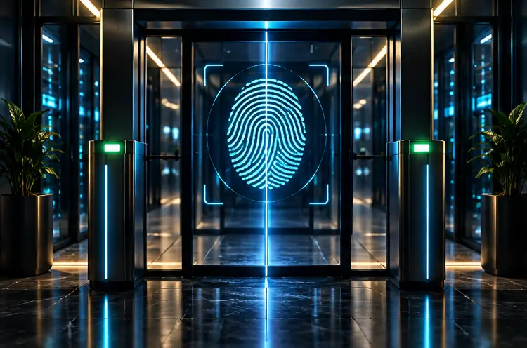 Biometric access portal with fingerprint authentication